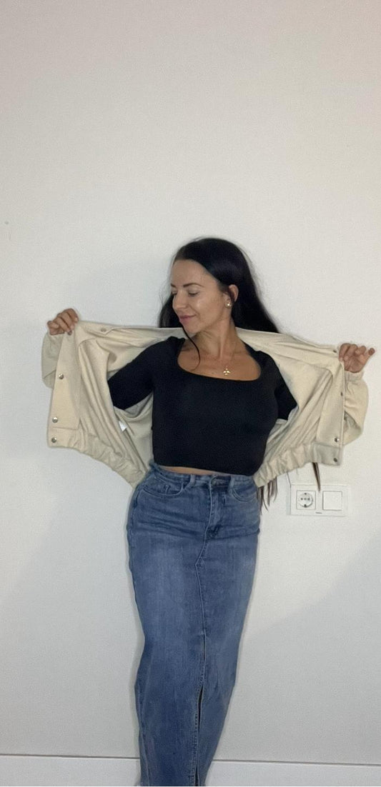 Falda zigzag